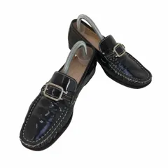 コールハーン COLE HAAN ベルトバックル パテントレザー ローファー レディース US：6 