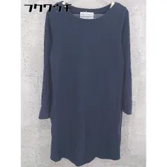 ◇ FORK&SPOON フォーク&スプーン URBAN RESEARCH 長袖 膝下丈 ワンピース サイズOne ネイビー系 レディース 【中古】 【1002802136931】