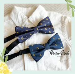 kdc2c親子 蝶ネクタイ お揃い コーデ キッズ 蝶ネクタイ ネクタイ 入学式 卒園式 フォーマル 結婚式 発表会 演奏会 スーツ 披露宴 パーティー ハロウイン クリスマス 七五三 ベビー ジュニア 子供用 ゴムひも簡単 装着 男の子 柄 無地