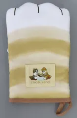 【中古】雑貨 きつねにゃん＆たぬきにゃん にゃんこの手形鍋つかみ 「一番くじ mofusand ～にゃんこたちのぽかぽか日和～」 C賞