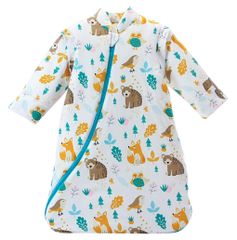 スリーパー 赤ちゃん 冬 綿100% 柔らかく 通気性も かわいい ベビー 寝冷え防止 厚手 長袖 袖取り外し 可能