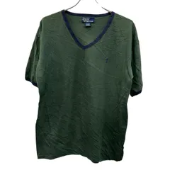 POLO RALPH LAUREN 半袖 ロゴ Tシャツ L グリーン ポロラルフローレン 古着卸 アメリカ仕入 a707-5587