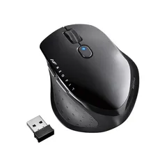 バッファロー 無線 BlueLED 5ボタン 抗菌・抗ウイルス ネオフィットマウス Mサイズ ブラック BSMBW515MVBBK 1のサムネイル