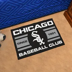 MLB　シカゴ ホワイトソックス　玄関マット　キッチンマット　トイレマット　90cm×60cmのサムネイル