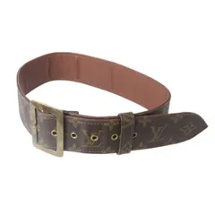 LOUIS VUITTON ルイヴィトン レディースベルト ヴィンテージ 幅広 モノグラム 822 6穴式 NT Bランク