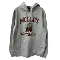 adidas プリントスウェット パーカー M グレー アディダス フーディー 裏起毛 プルオーバー トップス 古着卸 アメリカ仕入 a709-5856