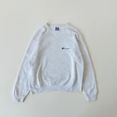 90s USA製　チャンピオン　青刺繍タグ　スウェットシャツ　スクリプトロゴ　前Vガゼット　champion Embroidered logo sweatshirt T2044 B1