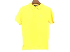 ■極美品■ POLO RALPH LAUREN ポロラルフローレン コットン100％ 半袖 ポロシャツ トップス 表記サイズ 160 洋服 イエロー系 DE6983