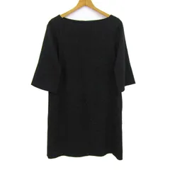 ドレステリア ワンピース トップス 七分袖 チュニック 日本製 レディース 38サイズ ブラック DRESSTERIOR 【中古】のサムネイル