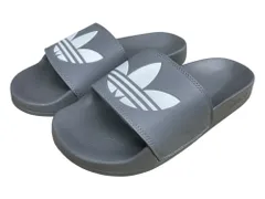 adidas (アディダス) ADILETTE LITE SLIDES シャワーサンダル アディレッタ FU7592 27.5cm US9 グレー メンズ/027