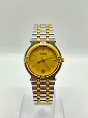 美品】GUCCI グッチ 9000M コンビ クォーツ 腕時計 スイス製 稼働