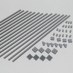 キハ工房 A-16 ケーブルトラフ 幅狭 未塗装品 ペーパーキット Nゲージ 1/150