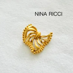 NINA RICCI   ニナリッチ　ブローチ ゴールド  送料込み  6455630