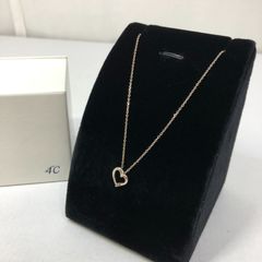 4℃ ヨンドシー オープンハート エターナルシルバーネックレス
