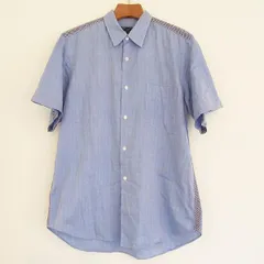 #snc コムデギャルソン COMMEdesGARCONS 半袖シャツ L 水色系 青系 白 ギンガムチェック メンズ [857524]のサムネイル