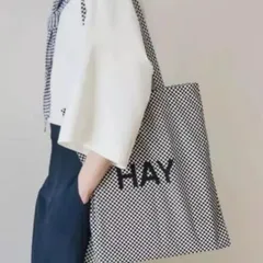 HAY デンマーク トートバッグ ドット チェック エコバッグ ストライプ カバン バッグ BAG ヘイ かばんのサムネイル