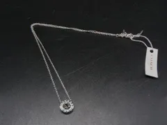 ■極美品■ COACH コーチ ラインストーン ネックレス ペンダント アクセサリー レディース シルバー系 DI9337