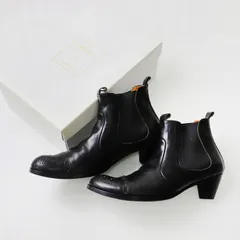 プリュスバイショセ plus by chausser 美品 サイドゴア ショートブーツ 22.5/ブラック 靴 ローヒール【2400013537407】のサムネイル