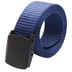 ナイロンベルト 無限調整式 メンズ レディース 作業用 軽量 金属アレルギー対応 バックルベルト【ネイビー】夏用 ベルト 作業着 ゴルフ アウトドア ベルト 穴なし フリーサイズ ワンタッチ ミリタリーベルト カジュアル 登山 キャンプ サバゲ― カメラマン
