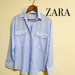 M】SCAPA スキャパ 長袖シャツ 麻 リネン100 無地 きれいめ 春夏 | Mercari