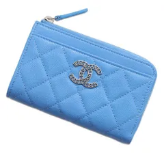 シャネル カードケース マトラッセ ココマーク フラグメント キャビアスキン AP3836 CHANEL コインケース