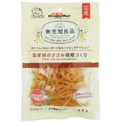 ドギーマン 無添加良品 国産鶏のささみ極細づくり 40g 犬用おやつ （1点）