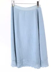 BALENCIAGA バレンシアガ 22SS クロッシェリブニットスカート ブルー XLのサムネイル