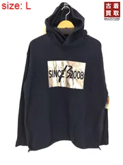 コムサメン COMME CA MEN β MEN 箔プリント フーデッドスウェのサムネイル