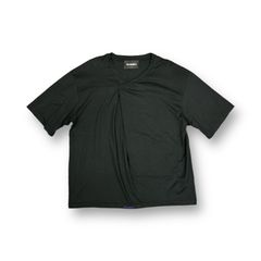 定価18700円 YUKI HASHIMOTO Y NECK T-SHIRTS ワイネックTシャツ カットソー ユウキハシモト TS-01-0001 ブラック L 72391A5