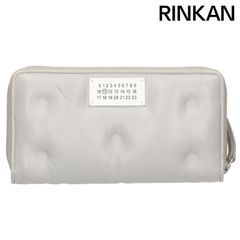 メゾンマルジェラ  S56UI0110 4ステッチラウンドジップレザー財布 メンズ