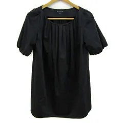 美品MATERIAマテリアミラノ黒ブラックドレープワンピース36 マテリアミラノモノトーン美シルエットドレープワンピース38