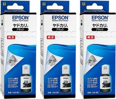 Bk EPSON 純正インク YAD-BK ヤドカリ インクボトル ブラック 3本