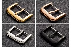 時計ベルトのバックル（尾錠）サイズ：16mm、18mm、20mm、22mm
