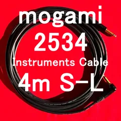 mogami 2534 Instruments Cable w/ Neutrik Gold Plated Plug SL 4m