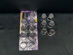 CV-267 　16個　シャインデコキャップ 樹脂 ナットキャップ メッキ　 ISO 33ｍｍ　高60ｍｍ　ナットカバー　ヤック　トラックショップASC
