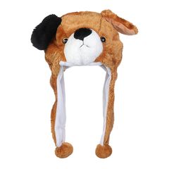 新品 [VPbao] 縫いぐるみ アニマル帽子 ふわふわ ヌイグルミ コスプレ ハロウィン コスチューム ハット 防寒対策 帽子 仮装