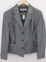 ◇ KATHARINE HAMNETT LONDON キャサリン ハムネット 3B 長袖 テーラード ジャケット サイズM ミディアムグレー レディース  【中古】 【1204220001703】のサムネイル