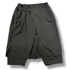 ヨウジヤマモトプールオム　ラップパンツ Yohji Yamamoto POUR HOMME Wrap Pants （Black） 通販 大阪