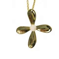 ハナエモリ HANAE MORI ネックレス アクセサリー ペンダント クロス 花 フラワー ゴールド色 ■GY11 /MQのサムネイル