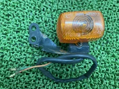 XLR125R フロントウインカー 左 0233 ホンダ 純正 中古 バイク 部品 JD16 ステー 修復素材やペイント素材に 割れ欠け無し 品薄