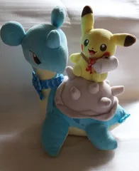 e✖✖ポケモン✖✖　ピカチュウ　ラプラス乗り　ぬいぐるみ