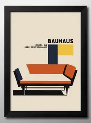 15242バウハウス BAUHAUS アート  A3 サイズ ポスター アート おしゃれ 絵画 インテリア 北欧 イラスト マット紙 艶消し アートパネル 額 フレーム デザイン 壁掛け ギフト 新築祝い ディスプレイ