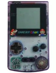 【中古】GBハード ゲームボーイカラー本体 ジャスコオリジナルマリオバージョン (クリアパープル)