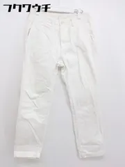 ◇ URBAN RESEARCH DOORS アーバンリサーチ コットン パンツ サイズ38 オフホワイト レディース 【中古】 【1105250002473】