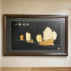 純銀製 屯栄 ヨット 本体重量 54g 刻印 額装 縦14cm横12.5cm 純銀製 屯栄 ヨット 本体重量 54g 刻印 額装 縦14cm横12.5cm - メルカリ