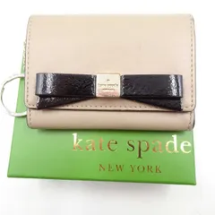 ケイト・スペード 財布 二つ折り kate spade BROOKES COURT DARLA キーリング マルチケース 小銭入れ 定期入れ カードケース ベージュ レディース 45592