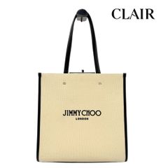 【未使用に近い】 ジミーチュウ JIMMY CHOO キャンバス トートバッ グ