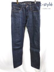 B903 [人気] DENHAM デンハム デニムパンツ W29 インディゴ HAMMER CARROT FIT 27190-2-11038 | G★