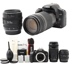 【動作確認済み】 Canon kiss X2 / EF 35-70mm F3.5-4.5 /  デジタル一眼レフカメラ　ダブルレンズセット