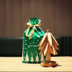 ママ倉 鍋敷き 幅19.5cm 女性 クリスマス ラッピング 袋 付き( ナチュラル,  3層)のサムネイル